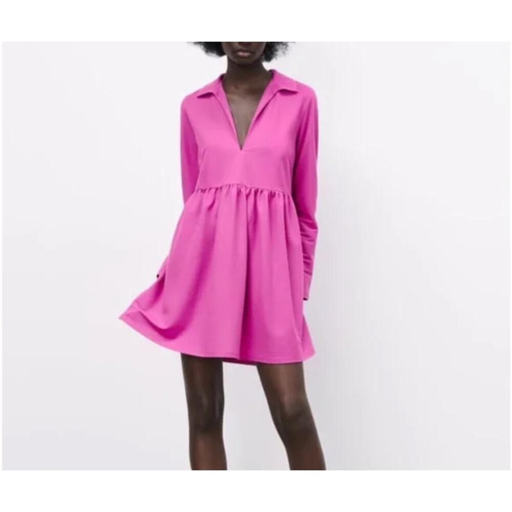 Zara Fuchsia Mini Dress